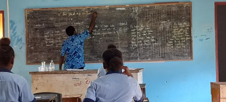 Classroom observation in Solomon Island 1